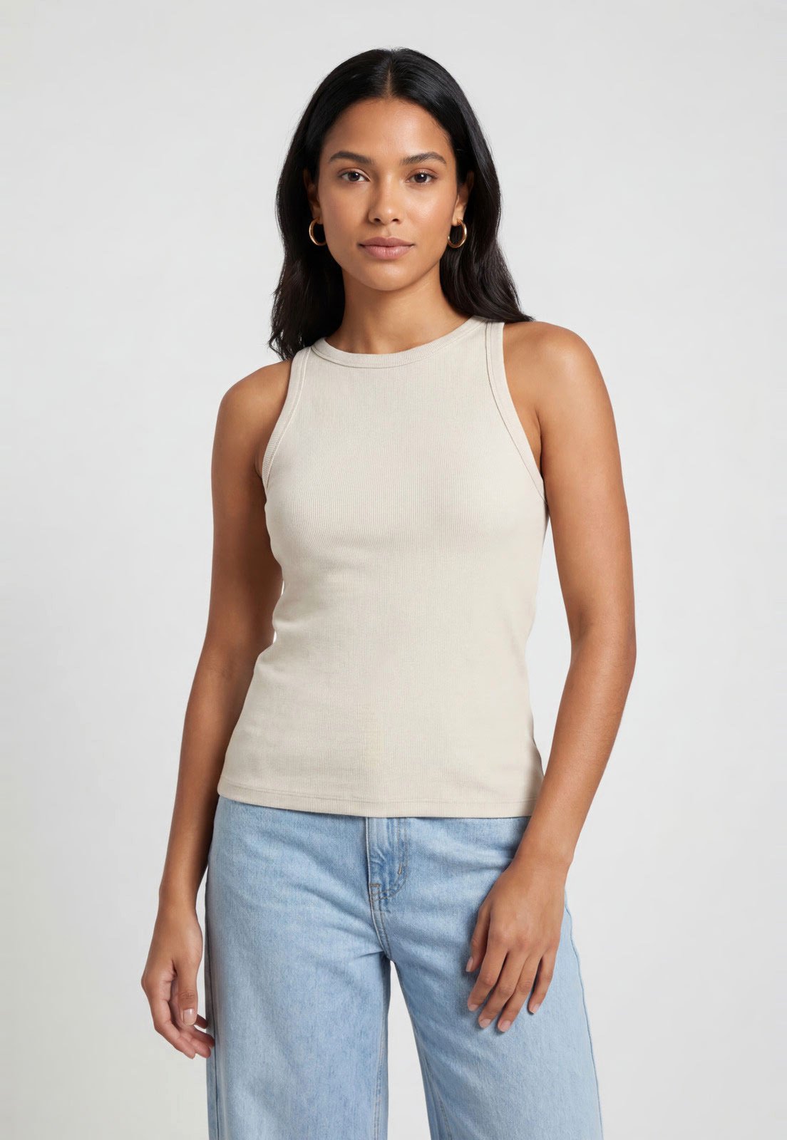 Blusa Feminina Lez a Lez Malha Marselha Off-White