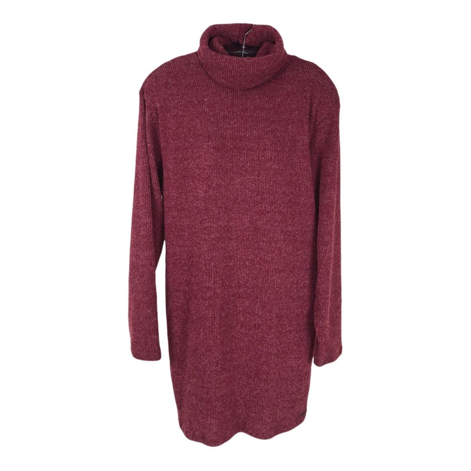Vestido Manga Longa Gola Alta Triton Bordo