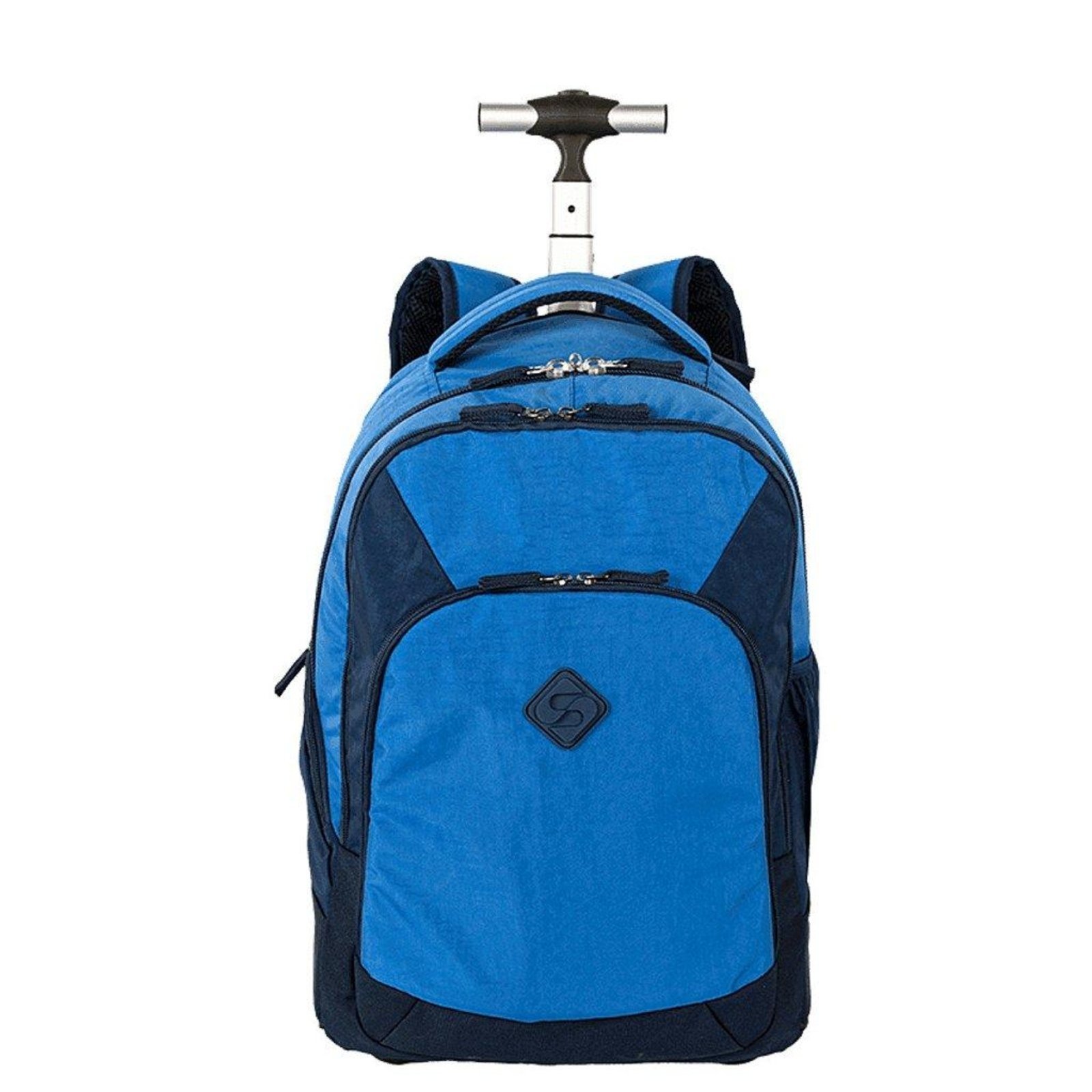 Infantil - Mochila Sestini com Rodinhas Rollingg 2 Double Azul