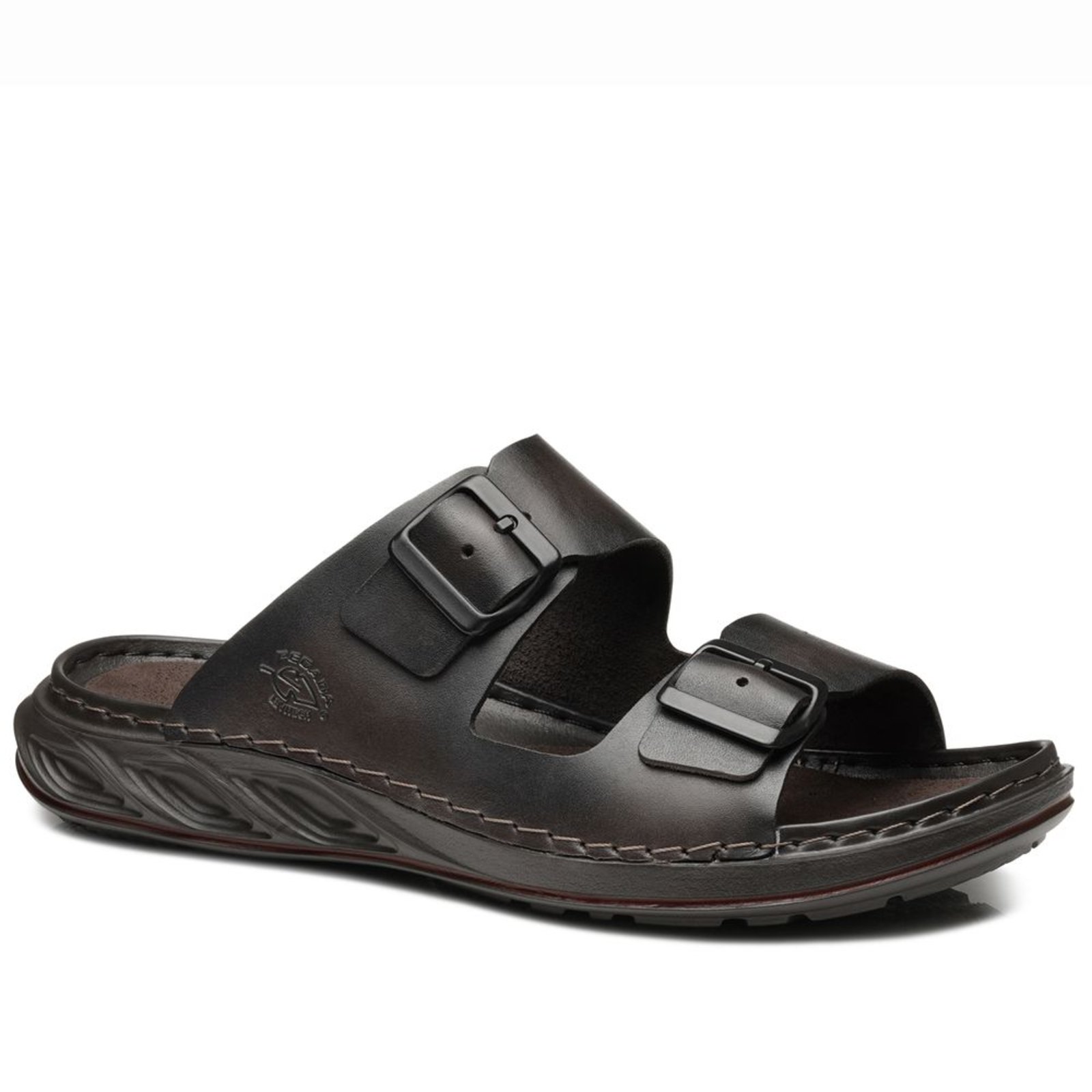 Chinelo Pegada Masculino em Couro Brown 134106-04 Chinelo Pegada Masculino em Couro Brown 134106-04 38