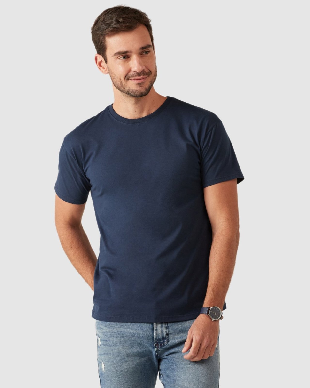 Camiseta Original Masculina Decote Redondo Em Algodão