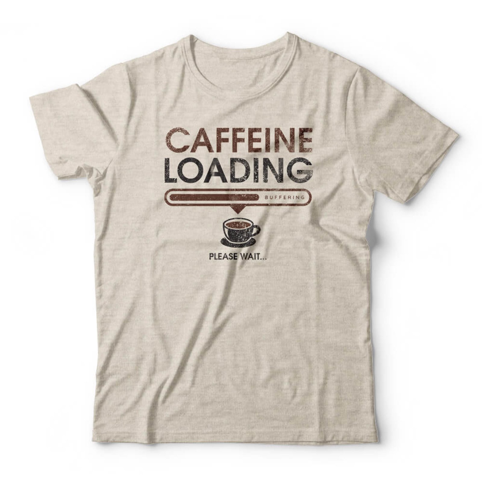 Camiseta Caffeine Loading - Mescla Banana