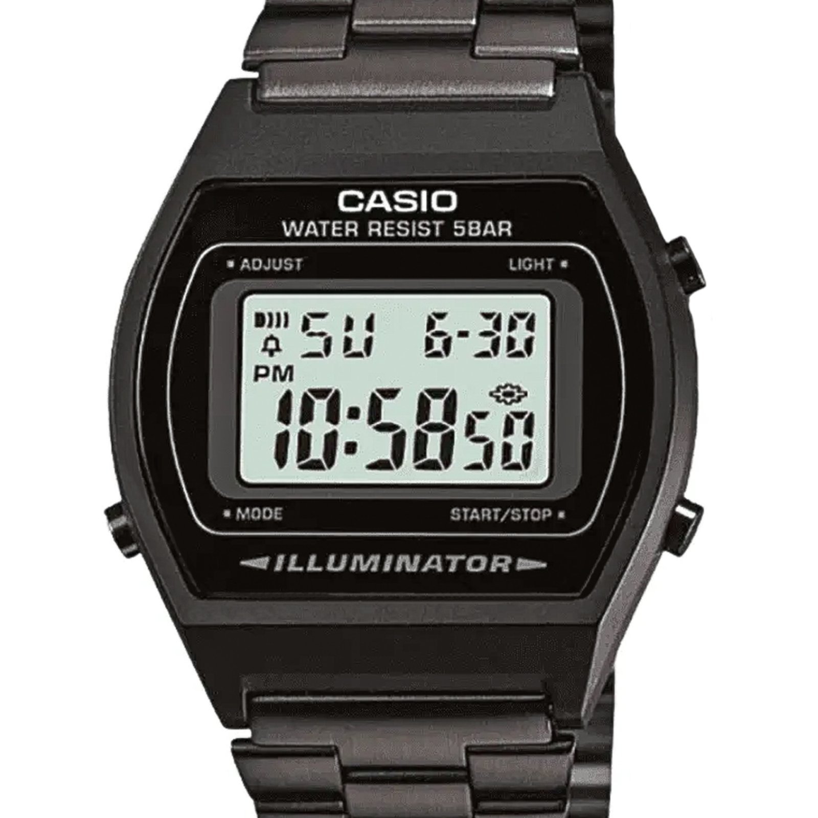 Vista 2 Relógio Casio Standard Digital-B640WB-1ADF-SC preto Casio preto