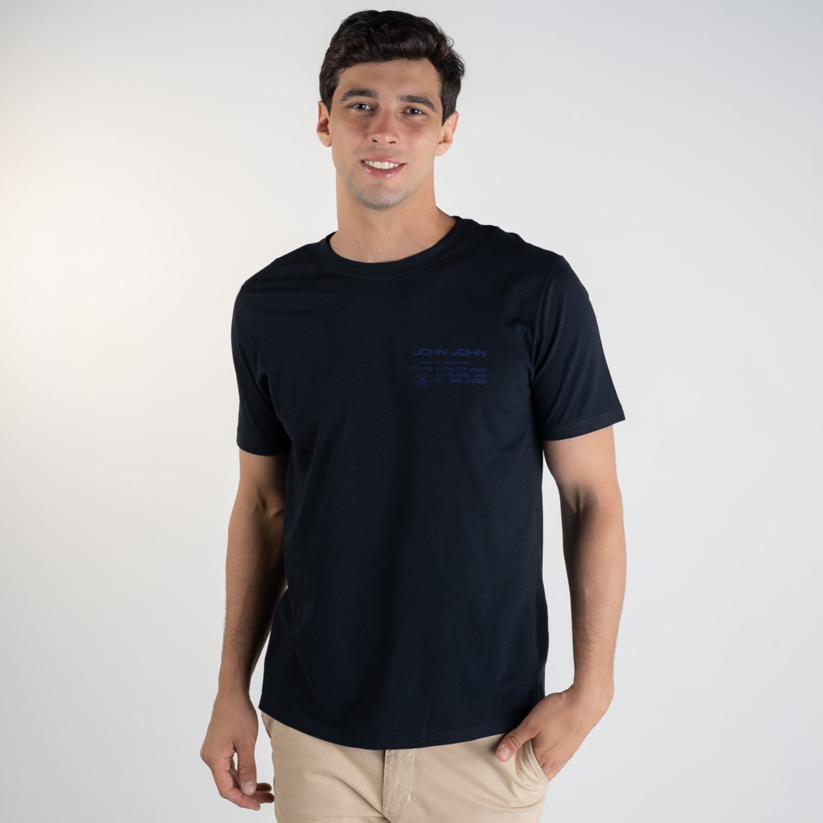 Camiseta John John Code Zone Preto