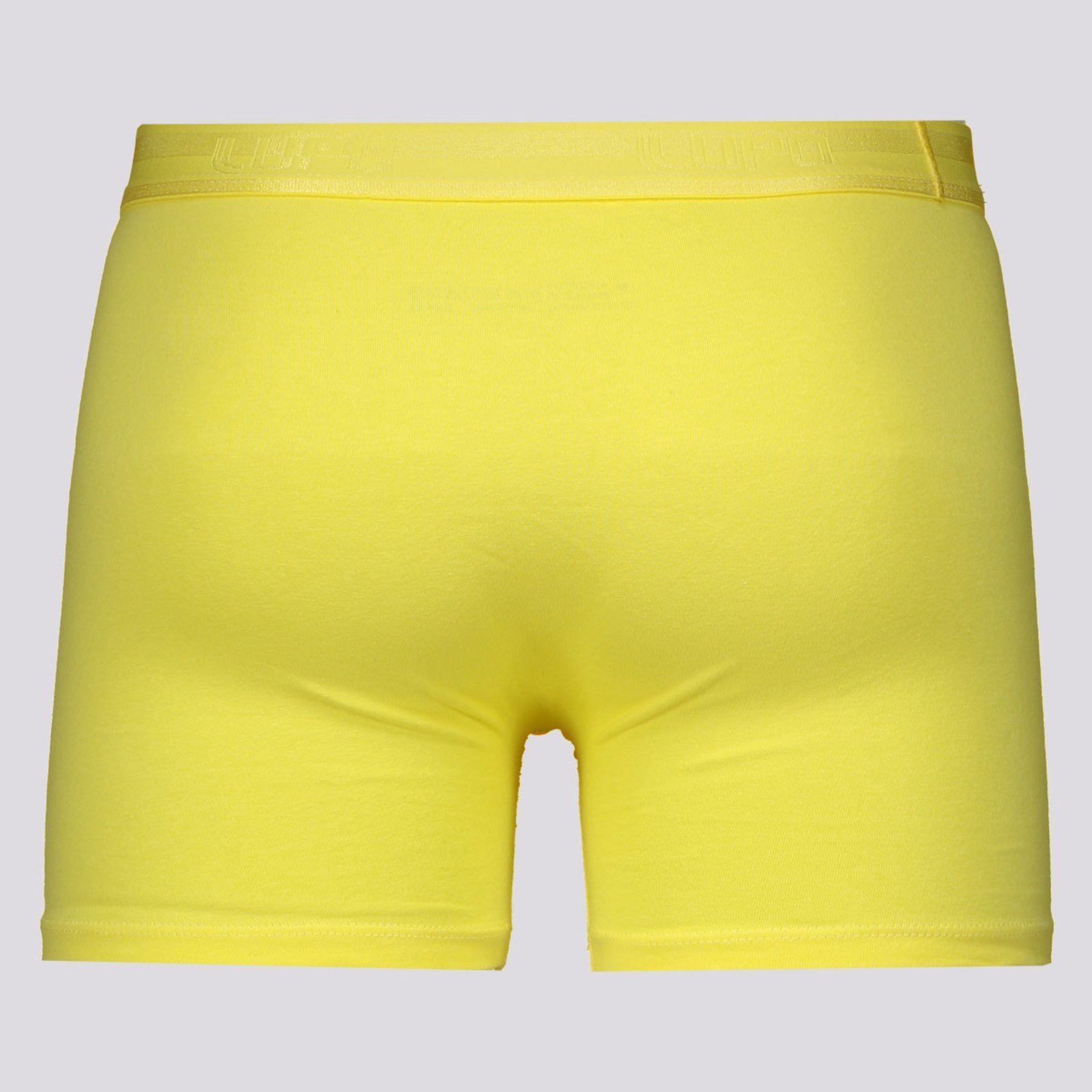 Vista 3 Cueca Boxer Lupo Elastic Soft Amarela amarelo Lupo amarelo