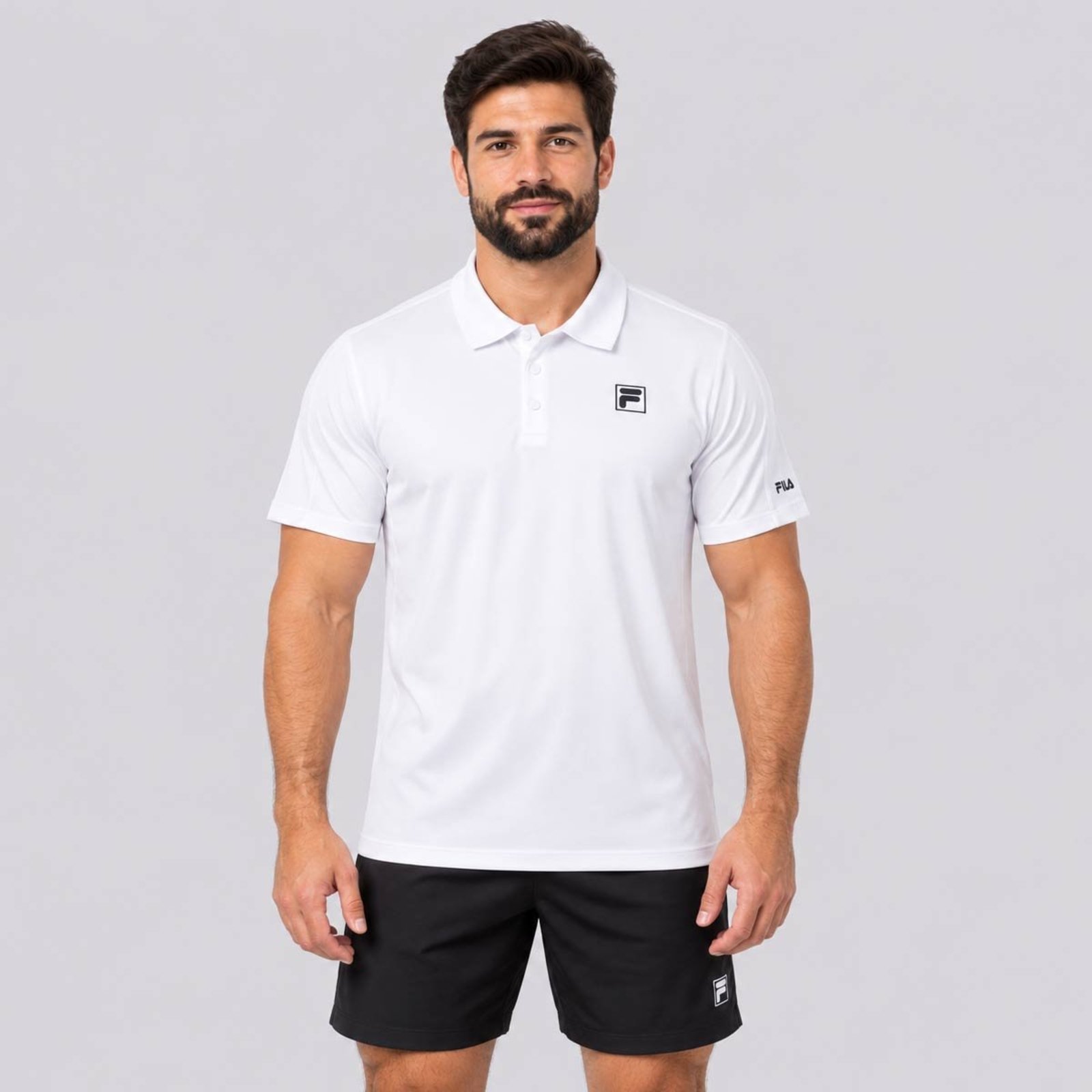 Polo Fila Tennis Line III Branca