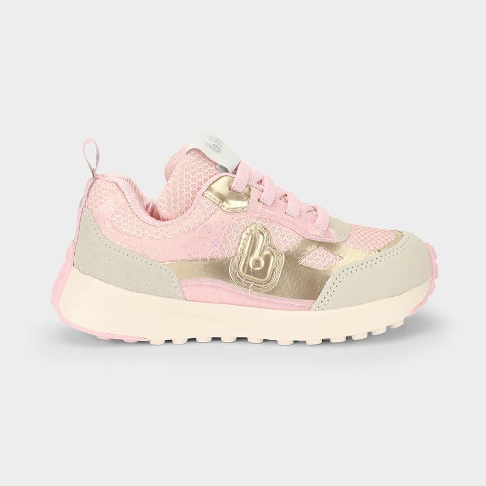 Infantil - Tênis Bibi Jogging Rosa com Dourado 1236077 22