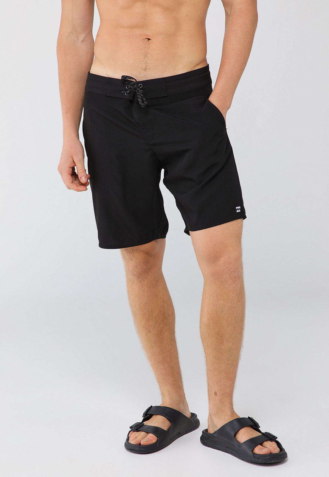 Vista 2 Bermuda Masculina Billabong All Day Pro LT 19 Preta preto Billabong preto