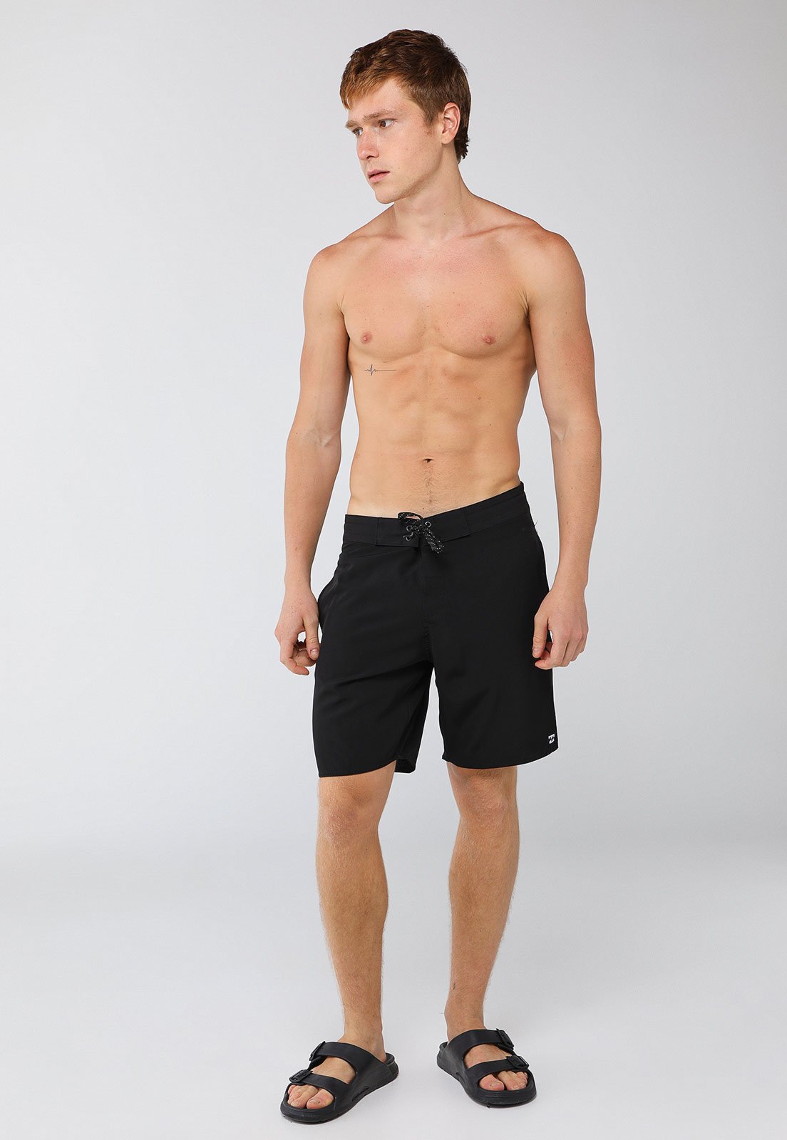 Vista 3 Bermuda Masculina Billabong All Day Pro LT 19 Preta preto Billabong preto