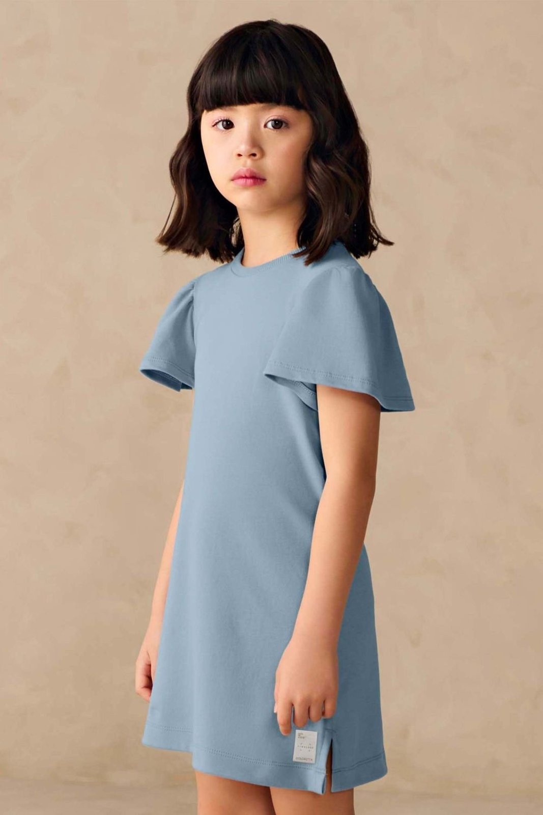 Infantil - Vestido Menina Evasê Timeless Colorittá Azul