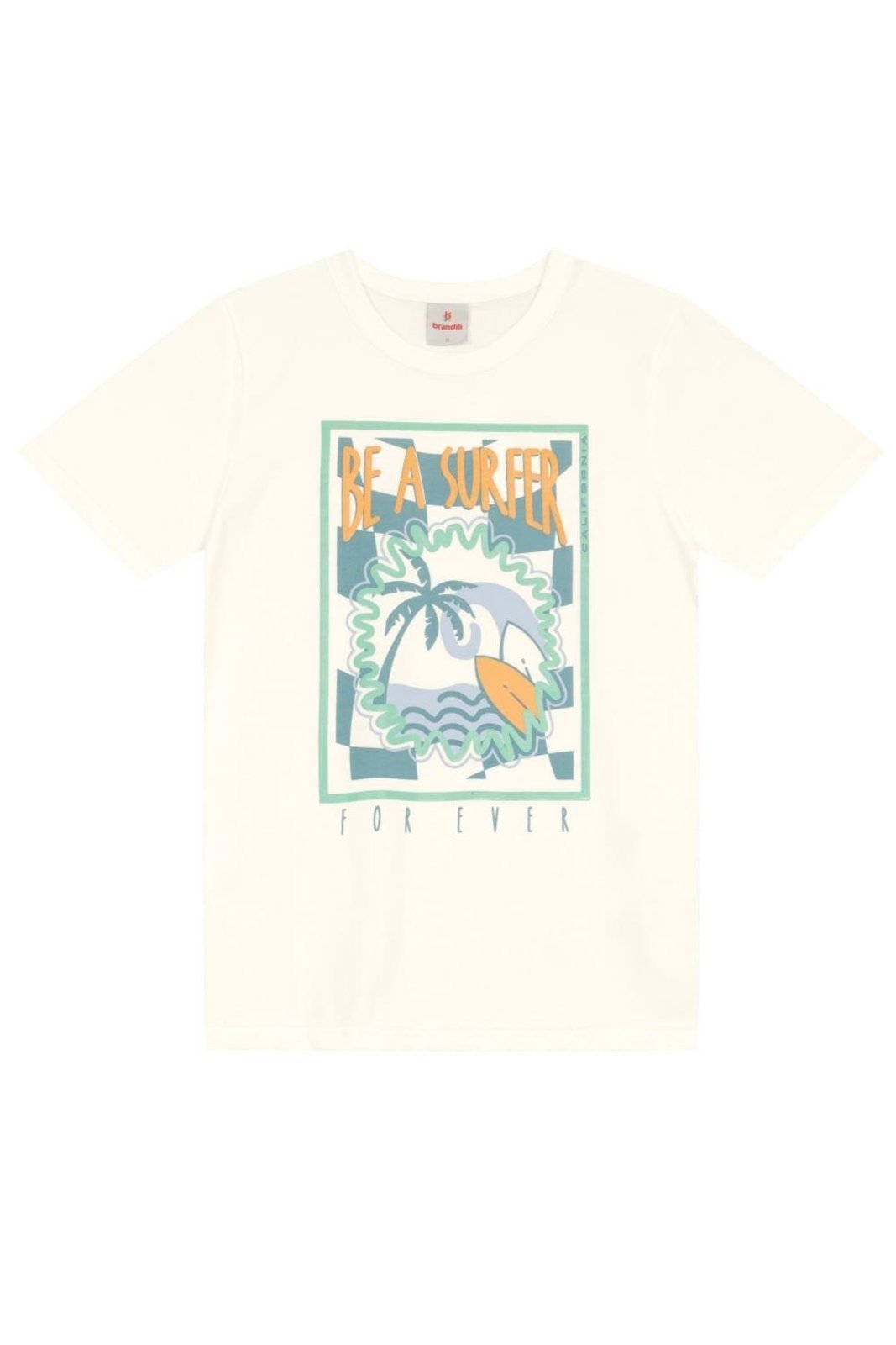 Vista 3 Infantil - Camiseta menino tropical em gel Brandili nude Brandili nude