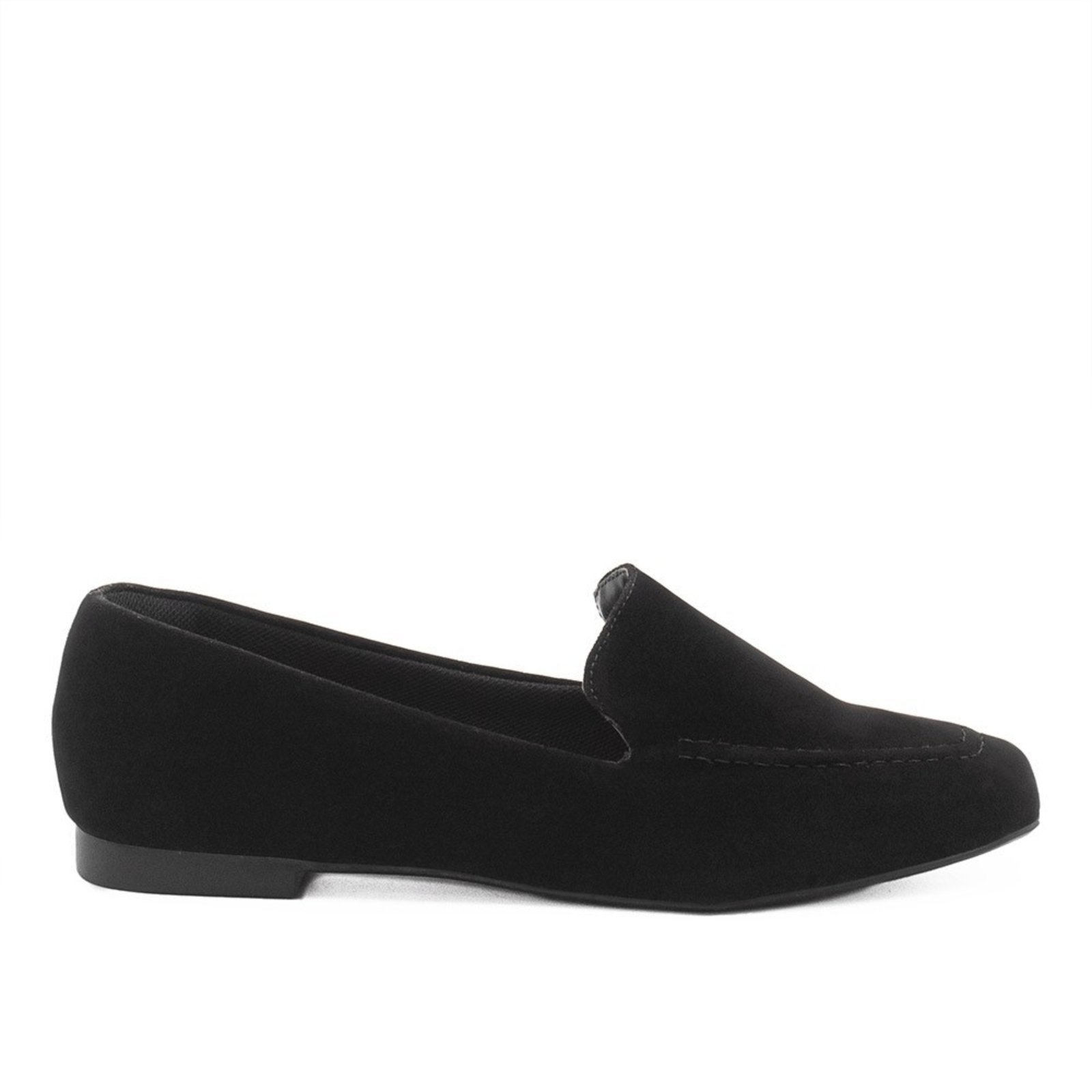 Mocassim Zatta Bico Quadrado Shayene Preto