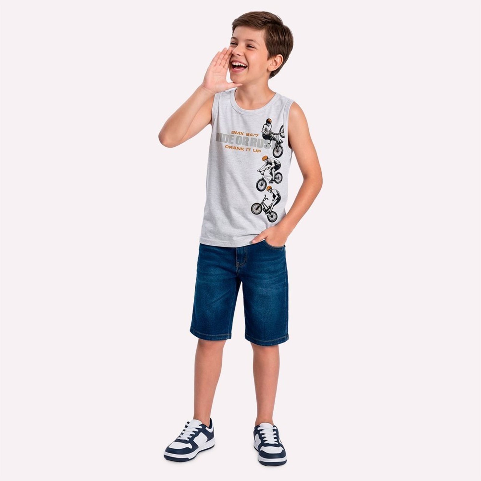 Infantil - Regata Menino Bicicletas Kyly