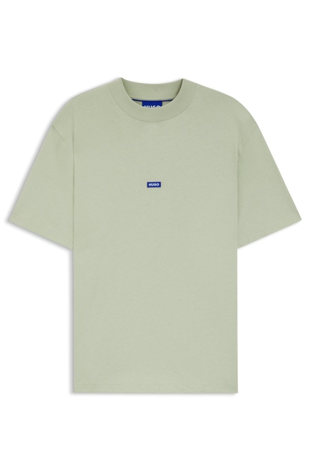 Camiseta Em Jersey De Algodão Com Emblema De Logo