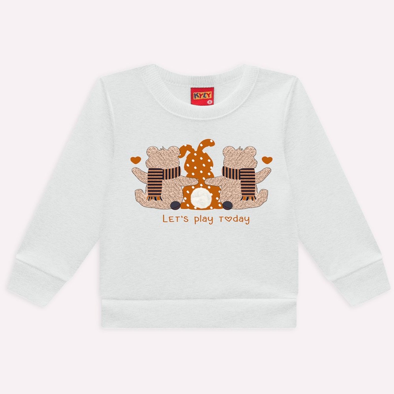 Infantil - Casaco Menina Bordado Kyly