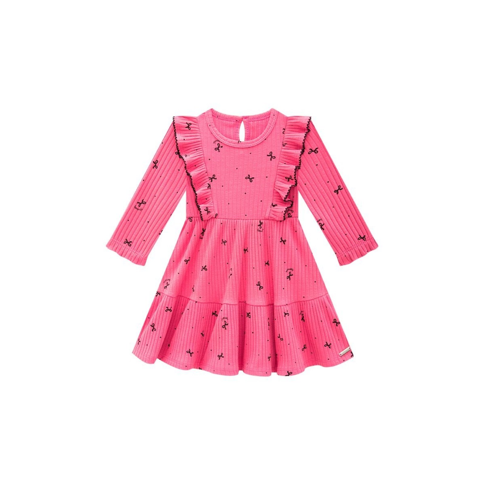 Infantil - Vestido Menina em Ribana Soft