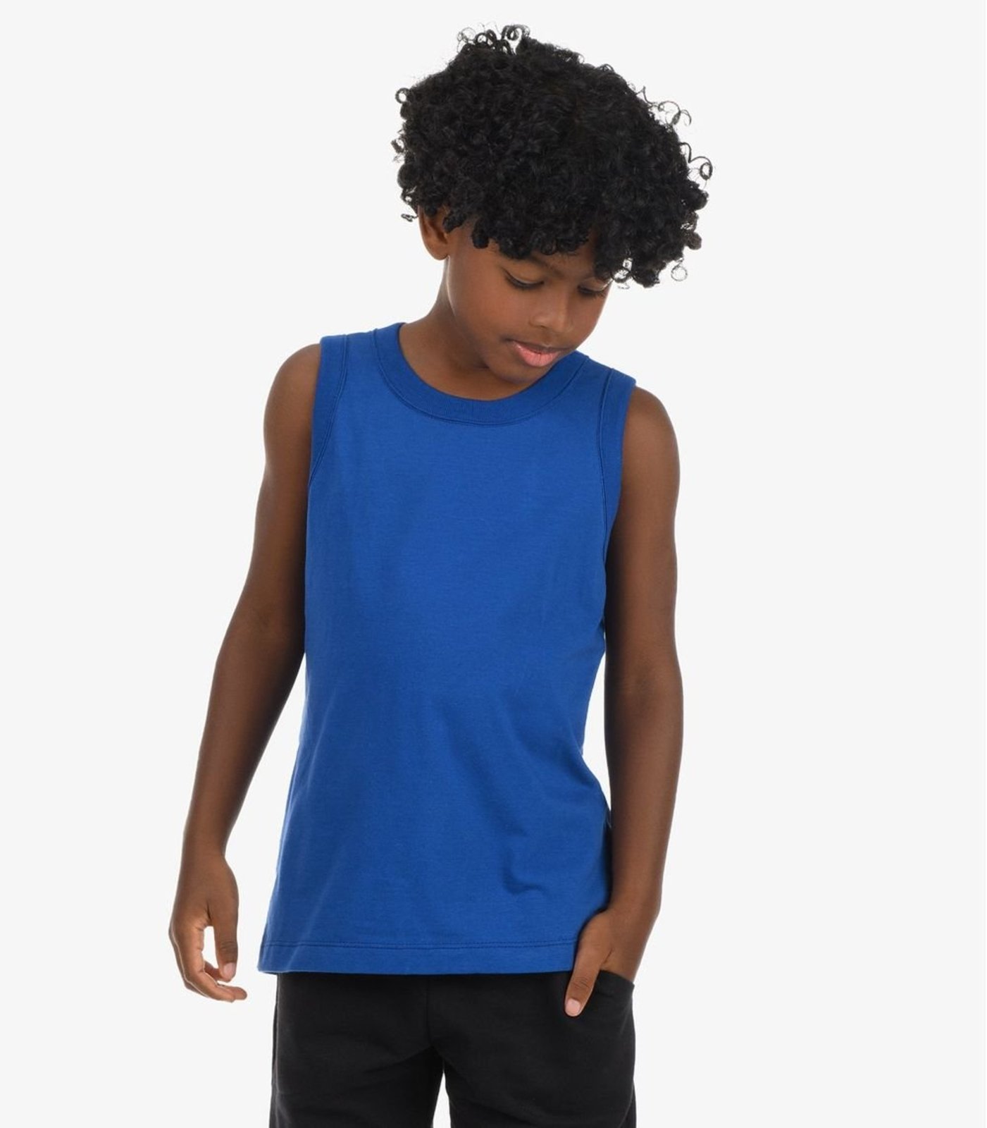 Infantil – Regata Básica Masculina Rovi Azul