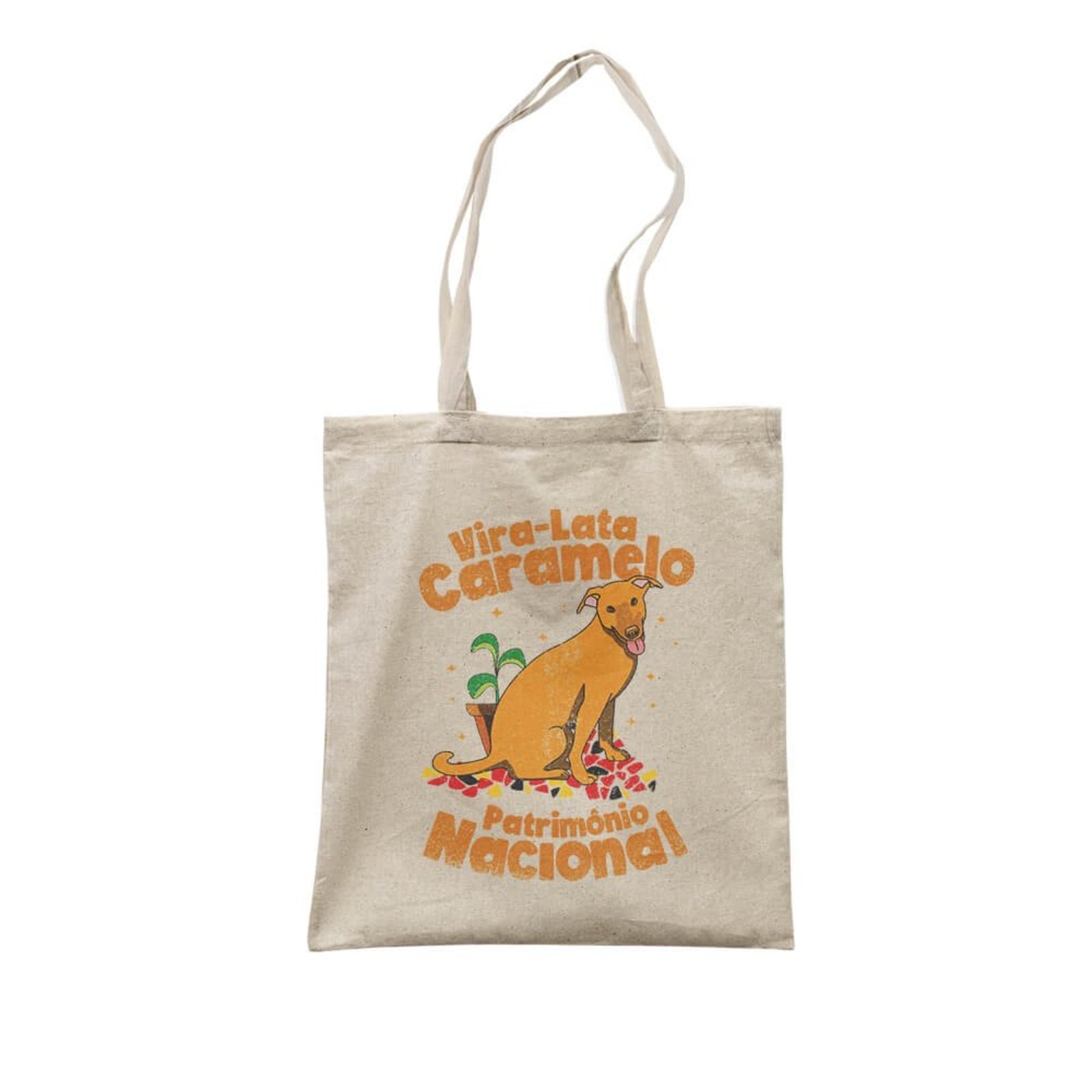 Ecobag Vira-Lata Caramelo - Bege - Casual - Studio Geek