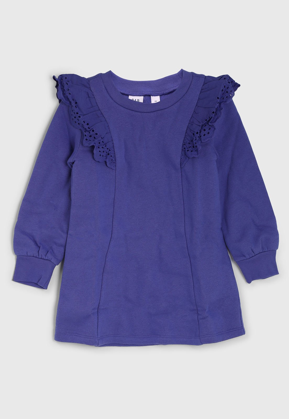 Infantil - Vestido GAP Babados Roxa