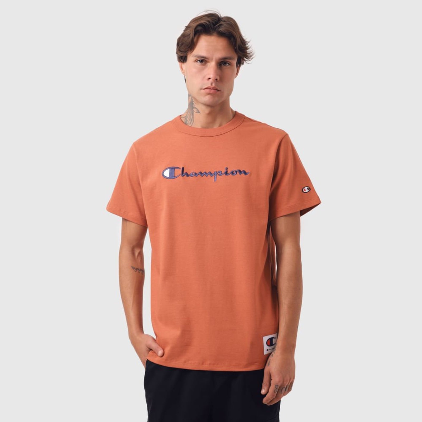 CAMISETA CHAMPION LIFE SCRIPT COLORS EMB