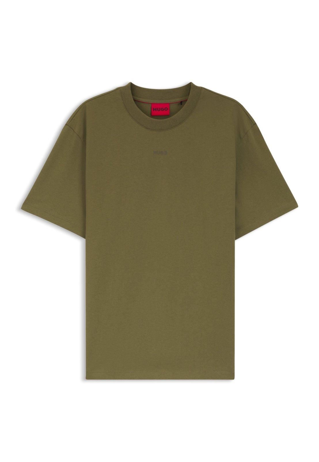 Camiseta De Ajuste Descontraído Em Algodão Com Estampado Do Logo
