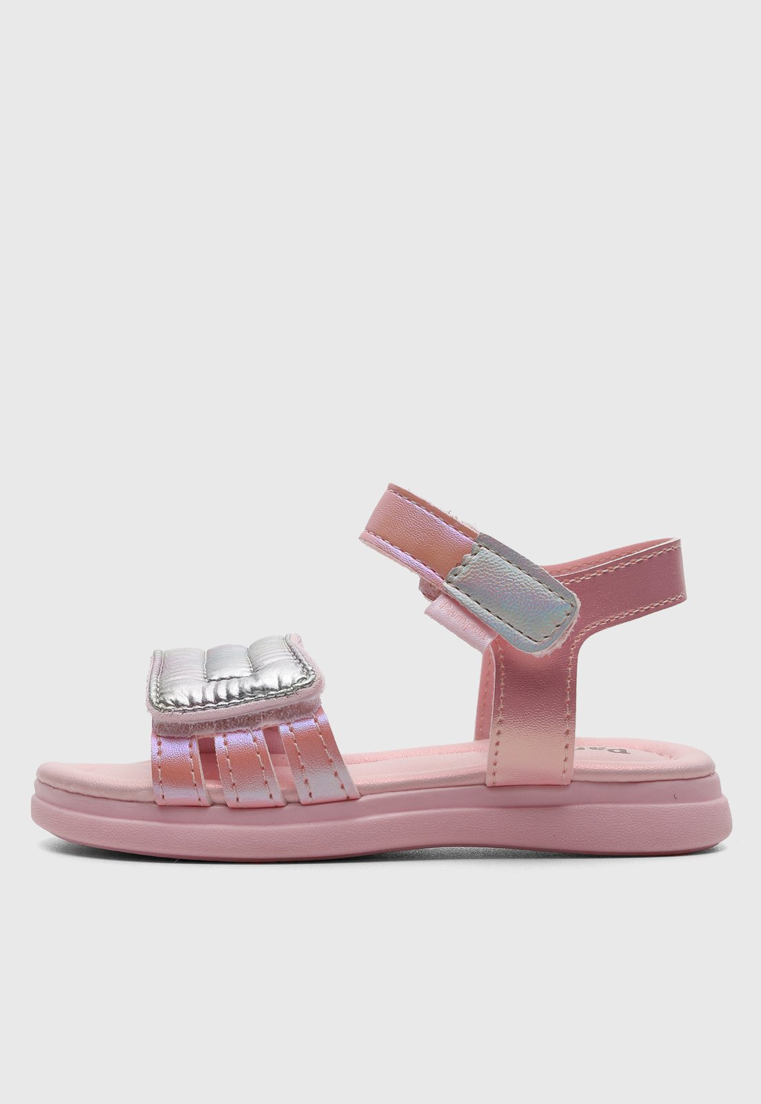 Vista 3 Infantil - Sandália Pampili Puffer rosa Pampili rosa