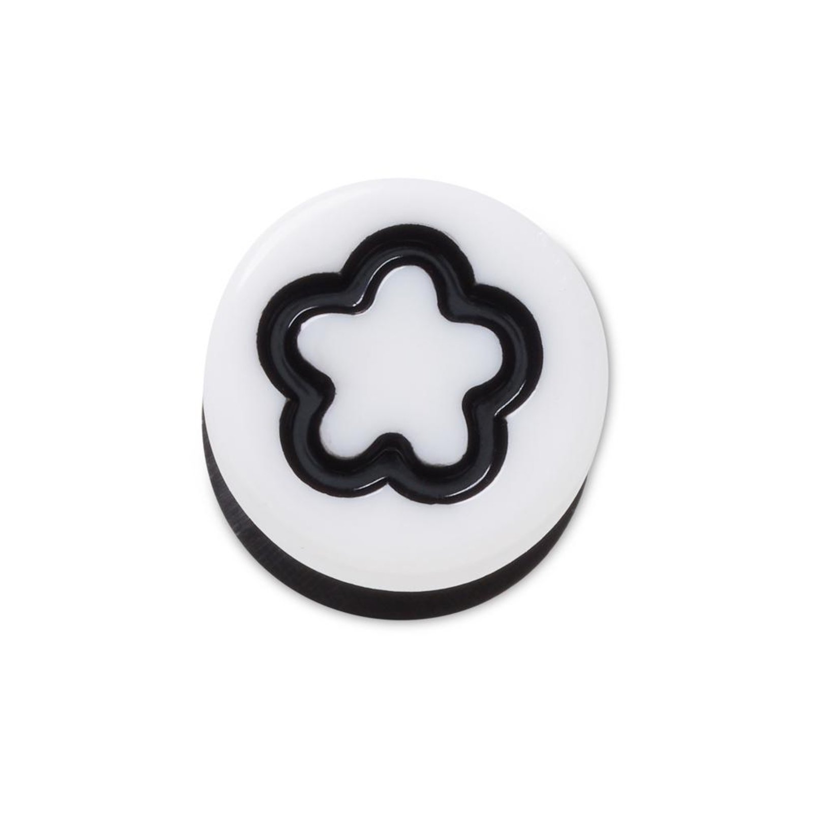 Vista 2 Infantil - Jibbitz™ Flor Pequena Crocs branco