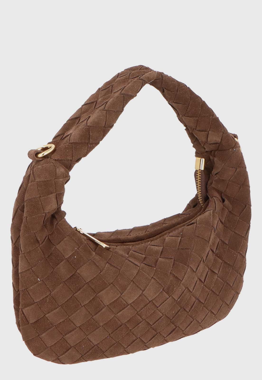 Bolsa Feminina Luiza Barcelos Trançada Marrom
