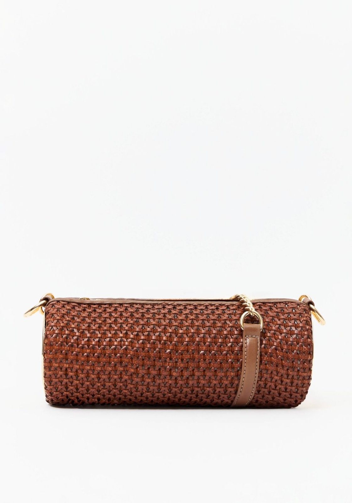 Bolsa Shoulder Tresse Metal Redondo Lança Perfume