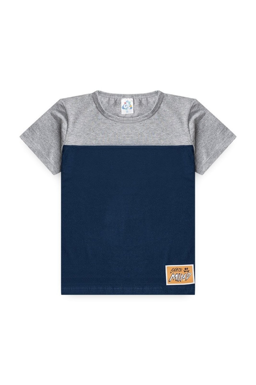 Vista 2 Infantil - Conjunto de Verão para Menino com Recortes Bicolor GKS branco GKS branco