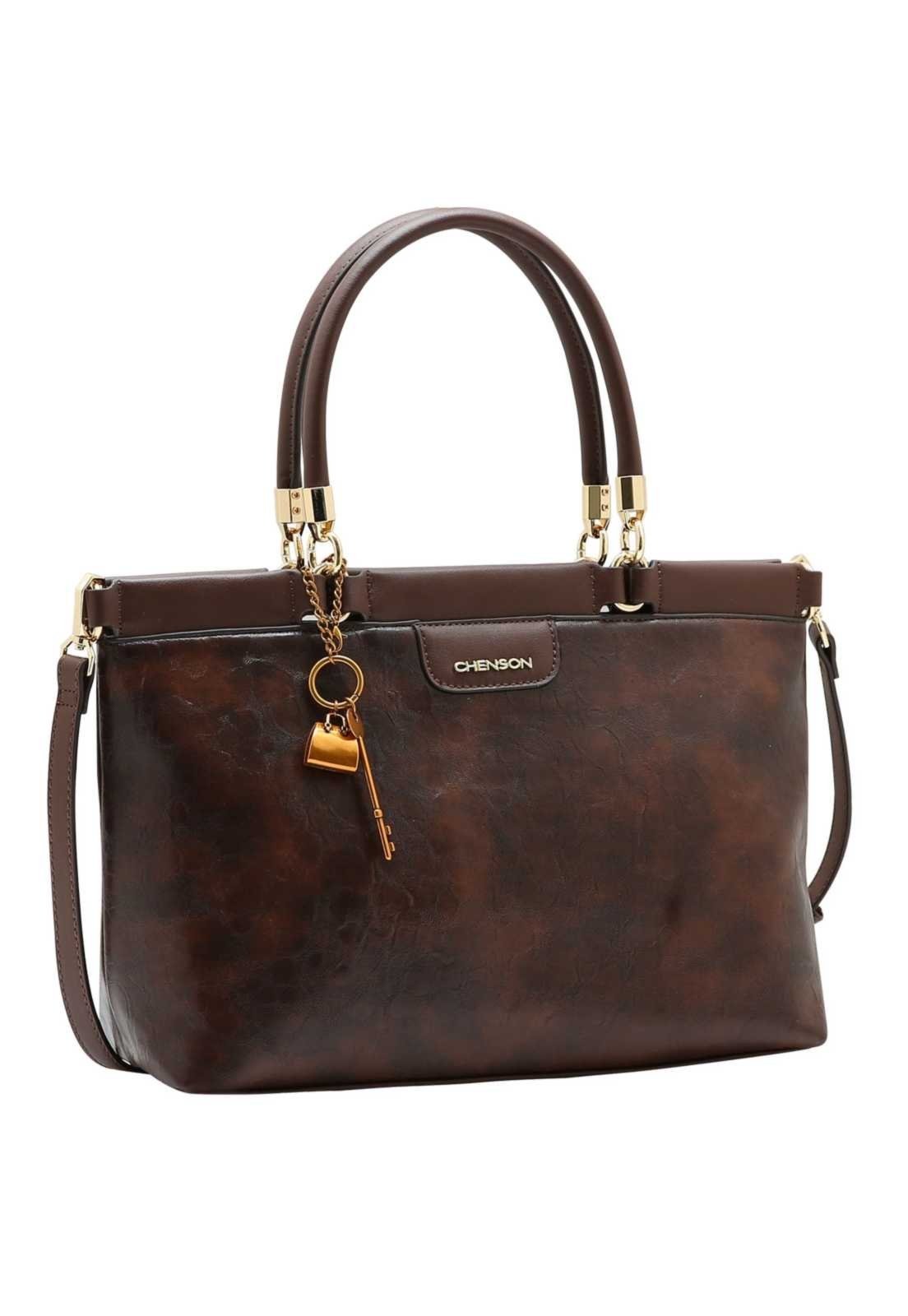 Bolsa Feminina Chenson Mão Glamour 3485855 Café