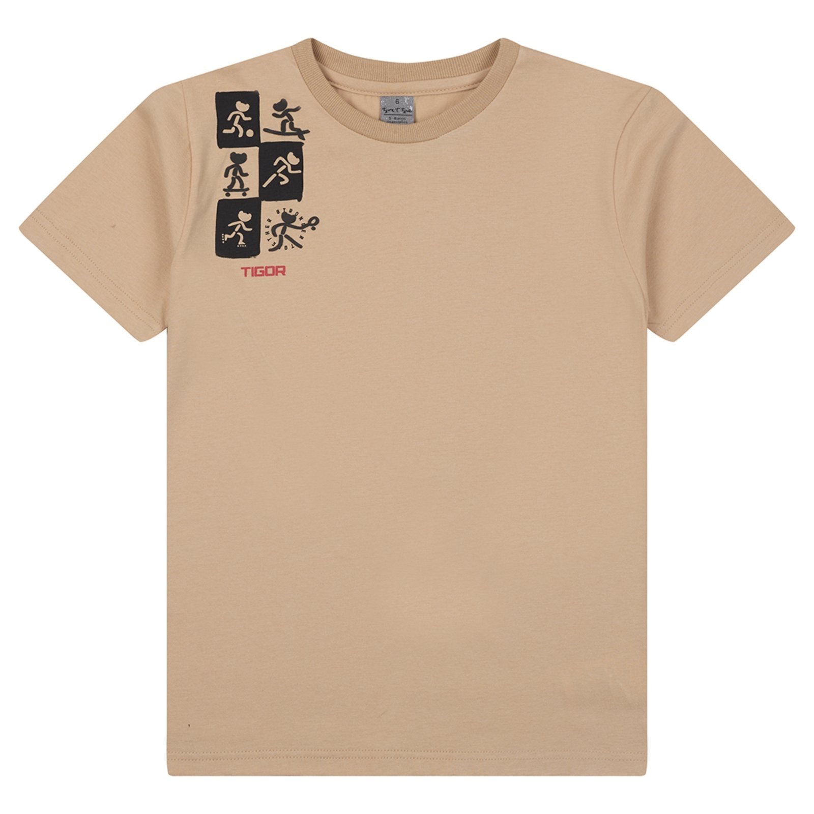 Infantil - Camiseta Manga Curta Masculina Tigor T. Tigre