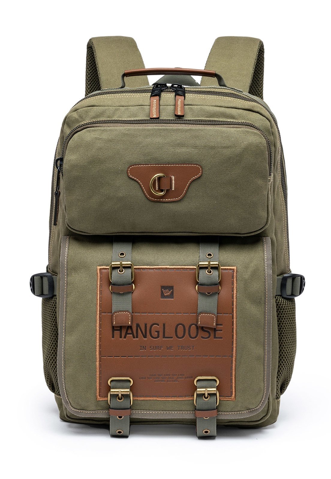 Mochila Bolsa Hang Loose Pad C/ Fivela Verde