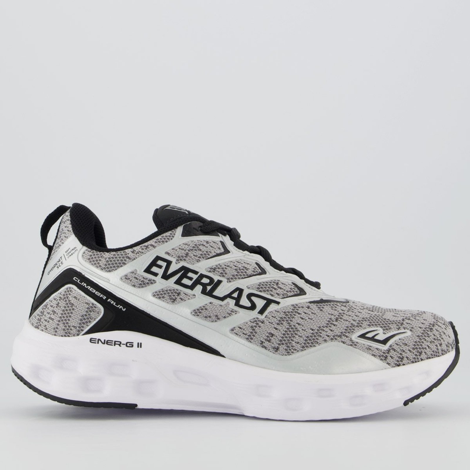 Tênis Everlast Climber Run Cinza e Preto