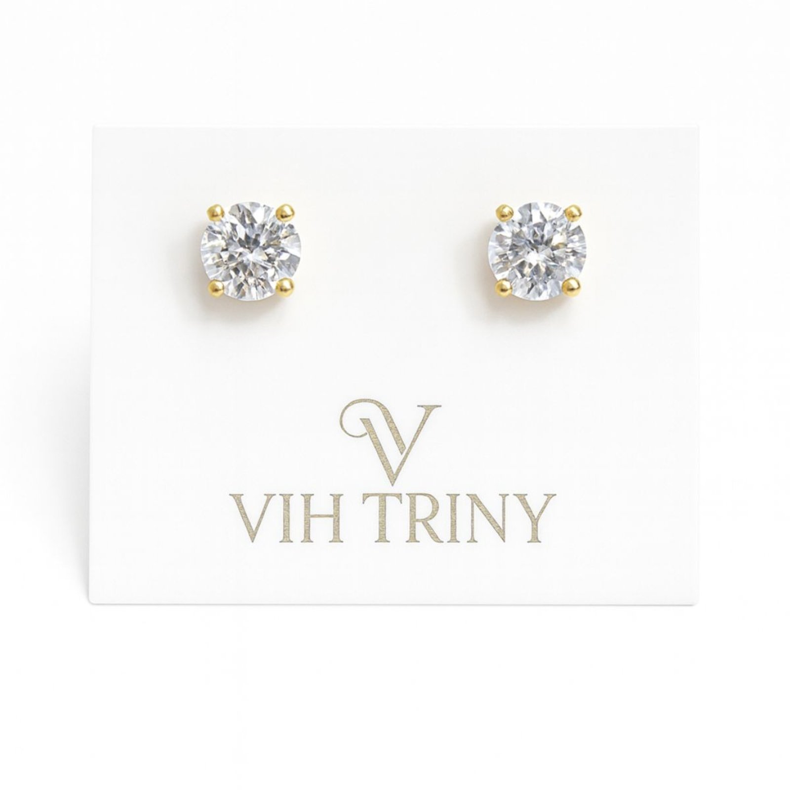 Vista 3 Brinco Vih Triny Feminino Ponto de Luz prata Vih Triny prata
