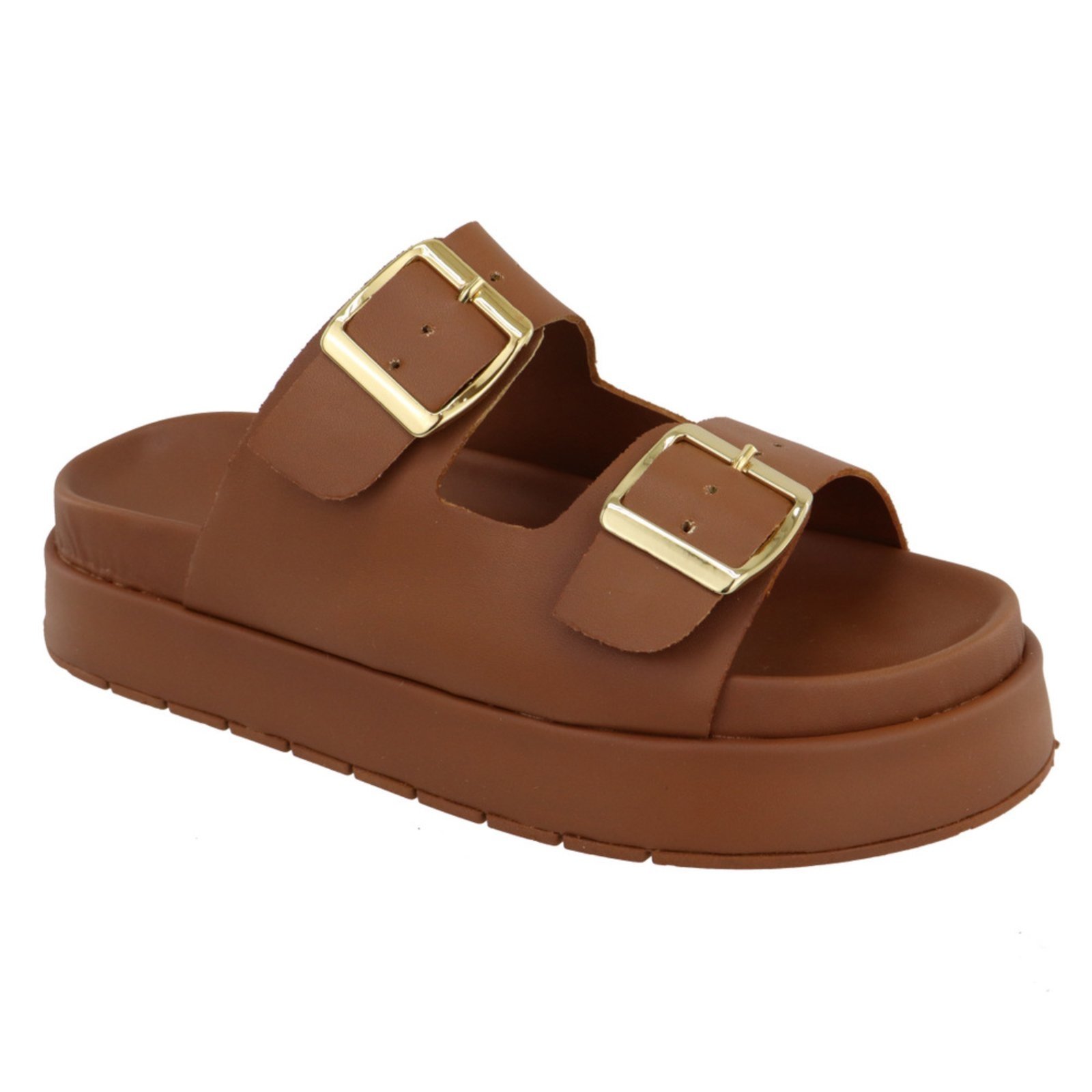 Papete Rasteira Sandalia Flatform Sola Alta Lançamento