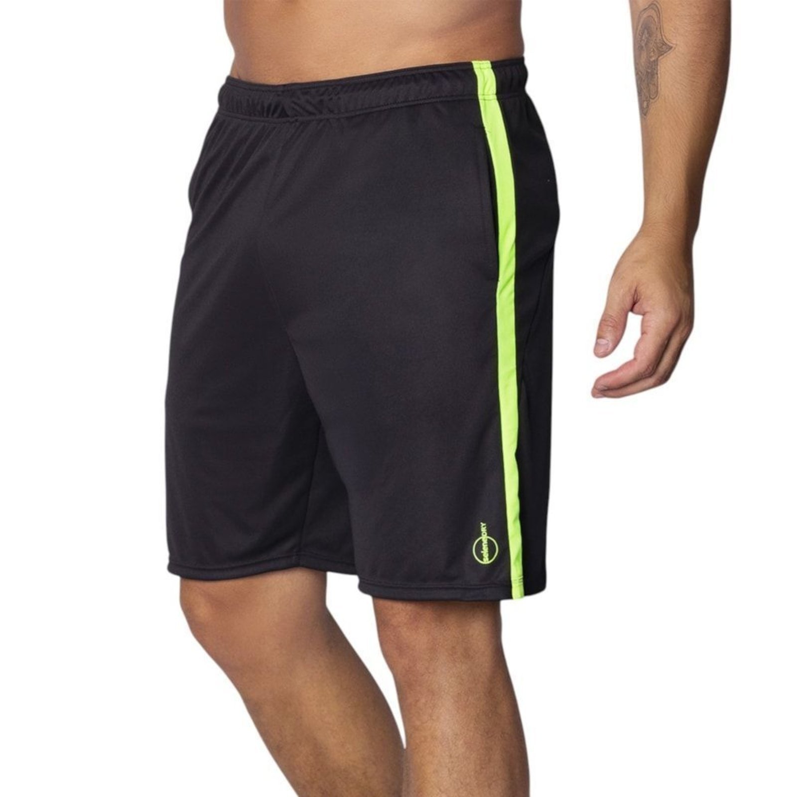 Bermuda Selene Dry Sport Masculina – Preto – selene