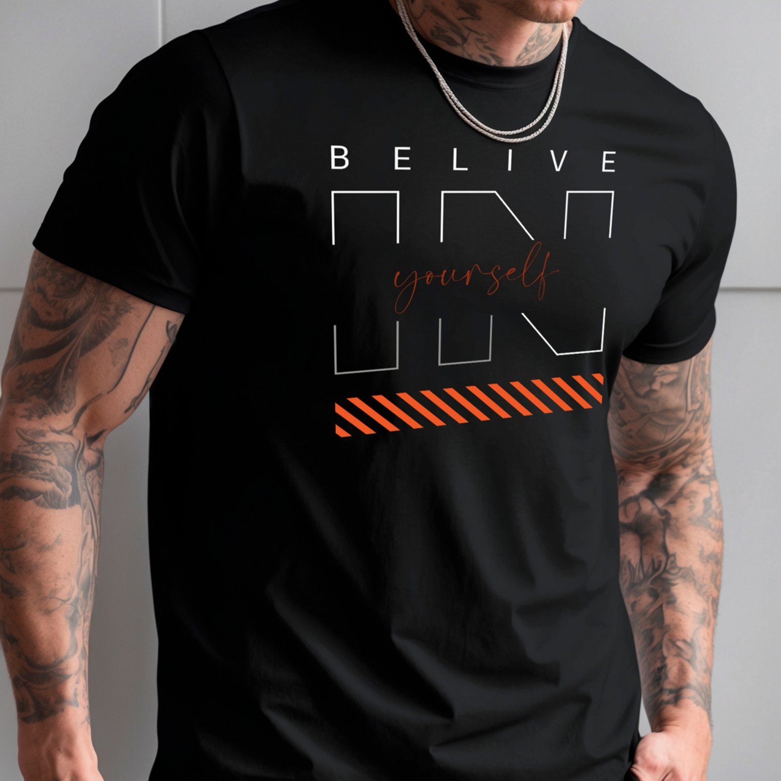 Camisa Masculina Algodão Camiseta Estampada Casual