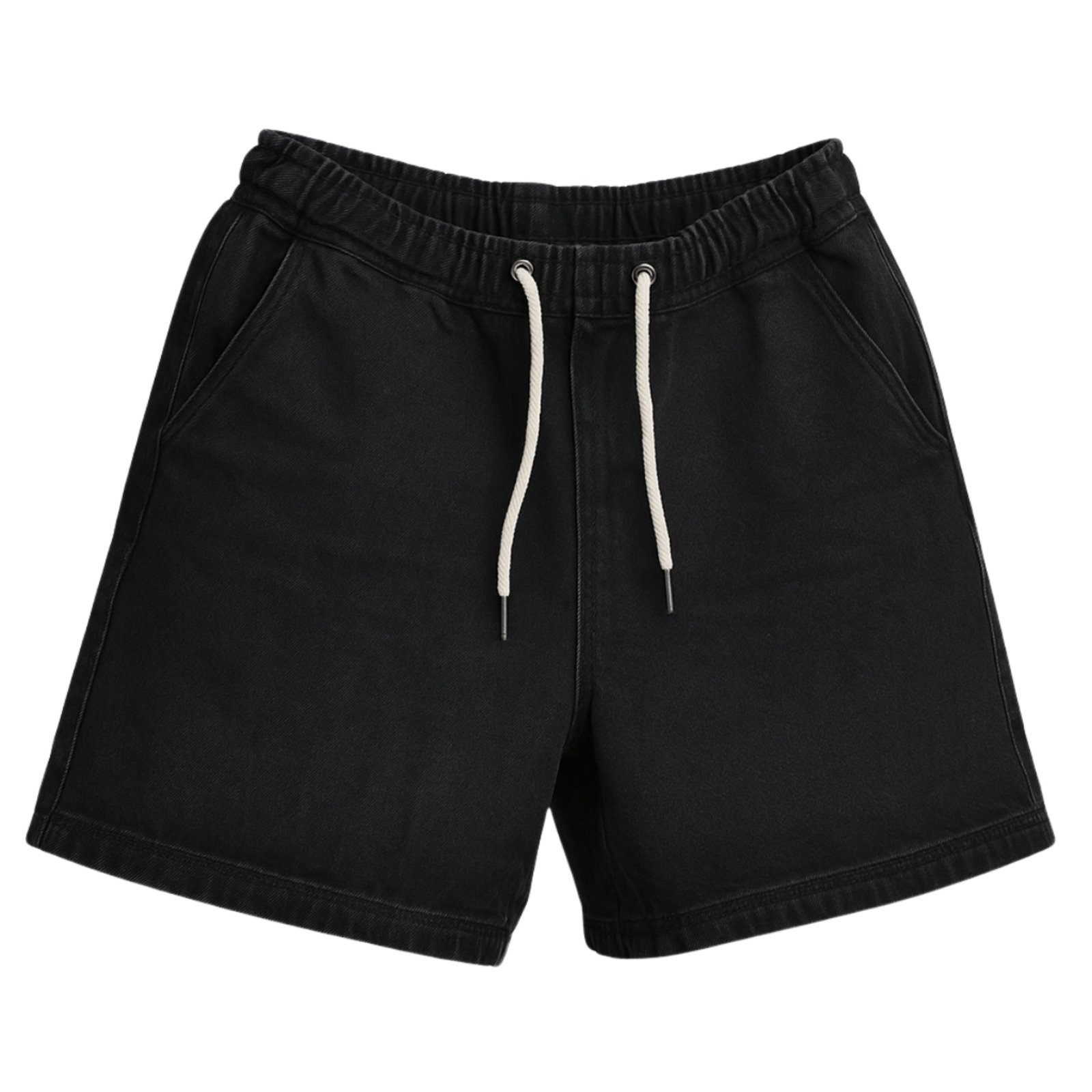 Bermuda Jeans Larga Masculina Streetwear Com Bolsos