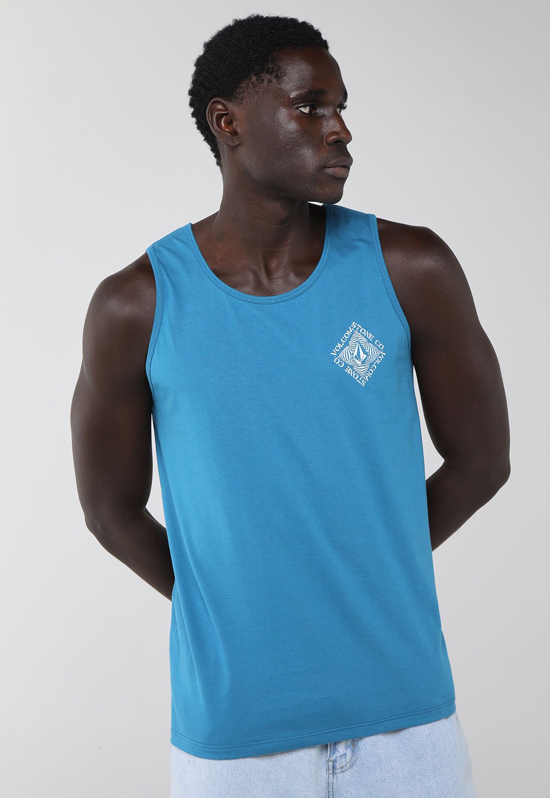 Regata Masculina Volcom Optical Azul