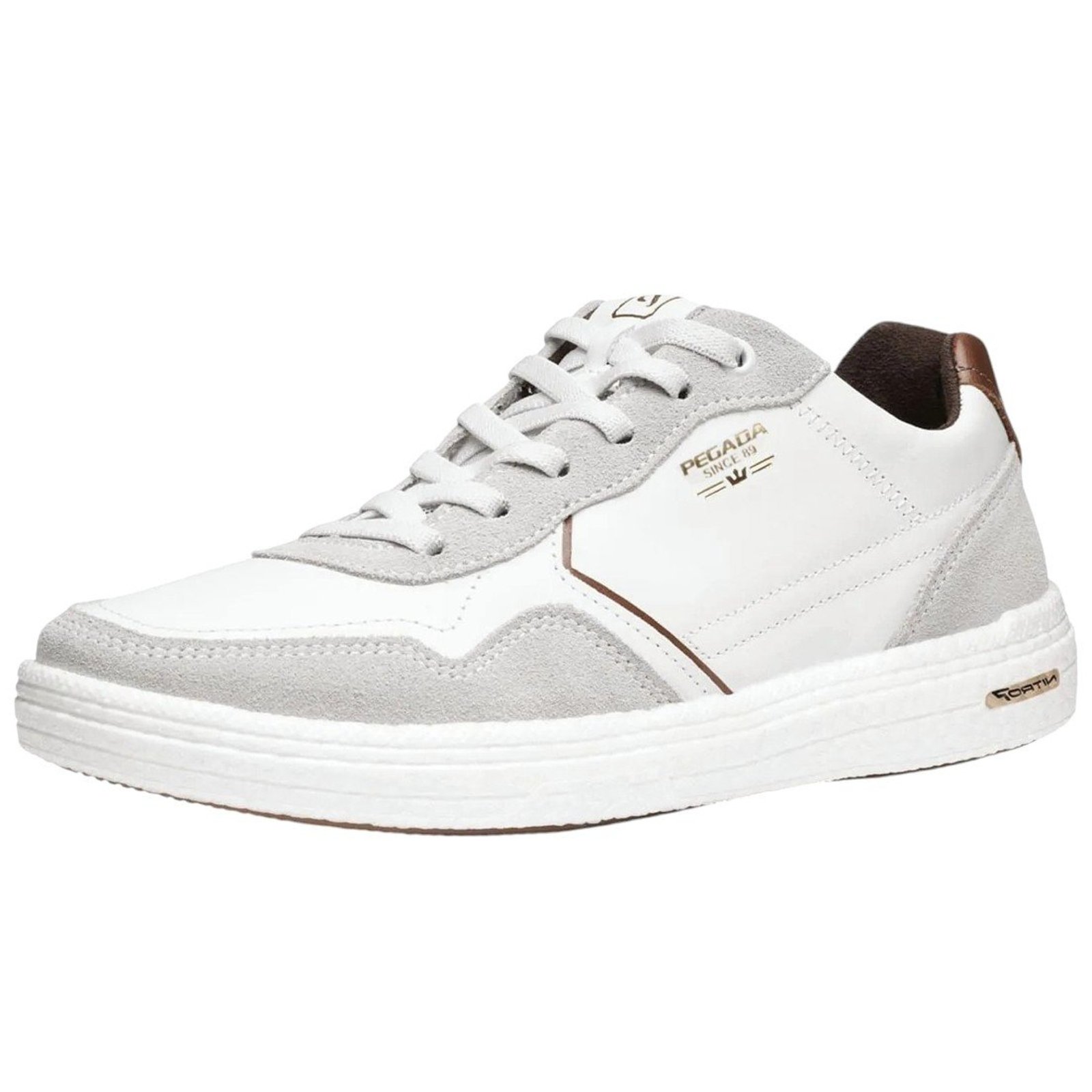 Sapatenis Masculino Casual Couro Leveza Moderno Pegada