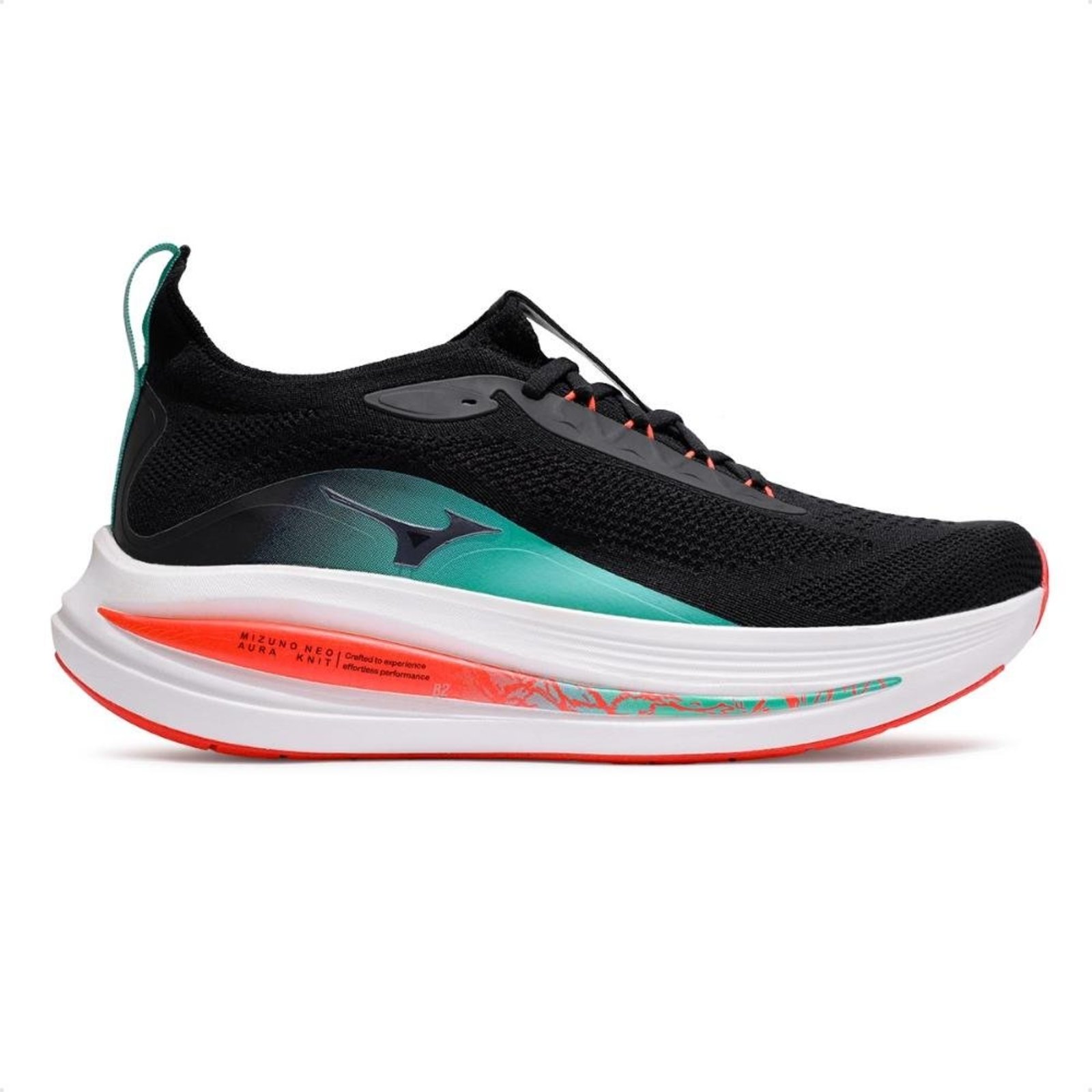 Tênis Mizuno Neo Aura Knit Unissex Preto