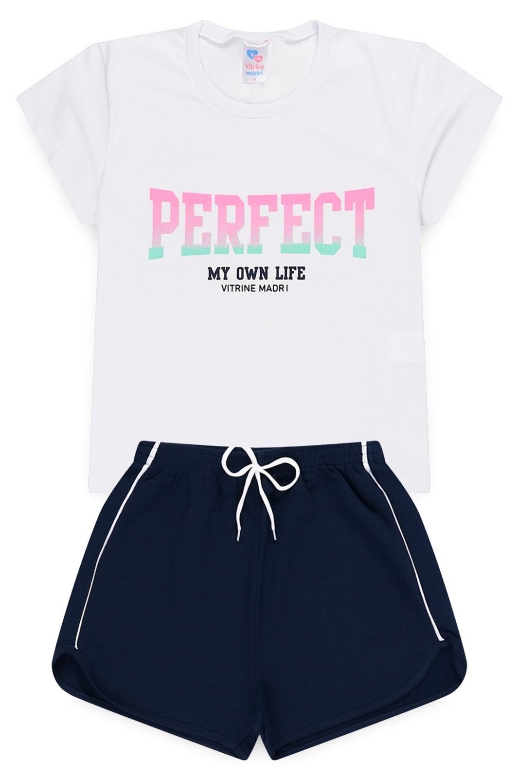 Infantil - Conjunto Juvenil Verão Feminino Perfect