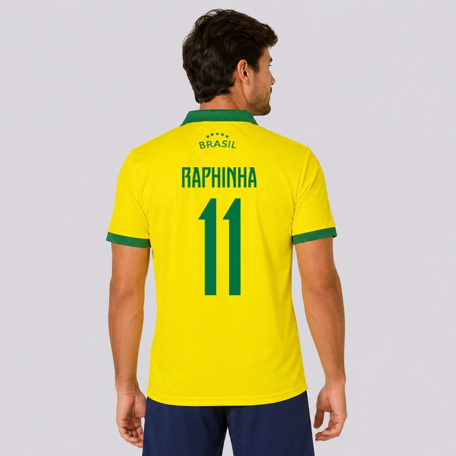 Camisa Brasil Seleça Amarela 11 Raphinha