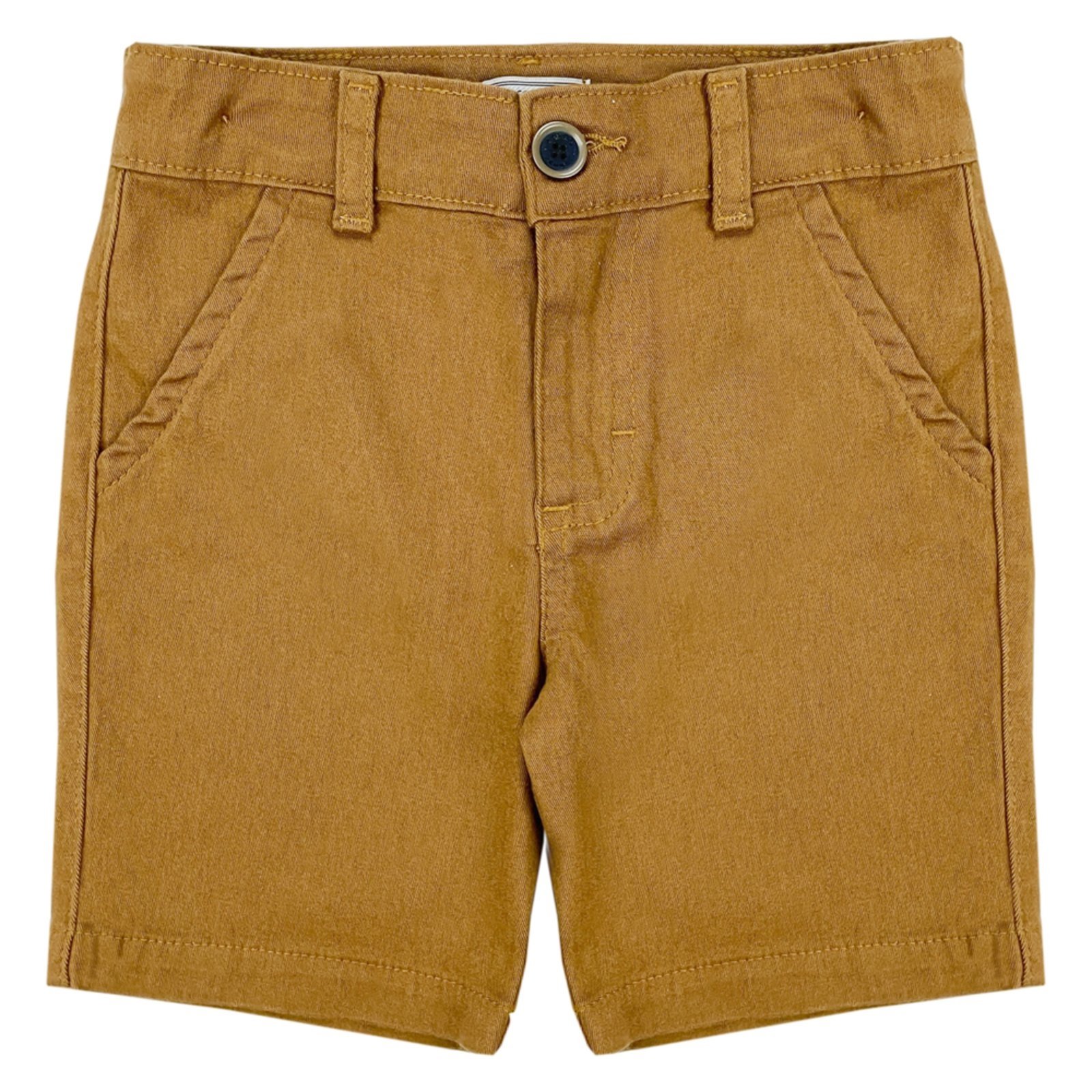 Infantil – Shorts Look Jeans Alfaiataria Caramelo
