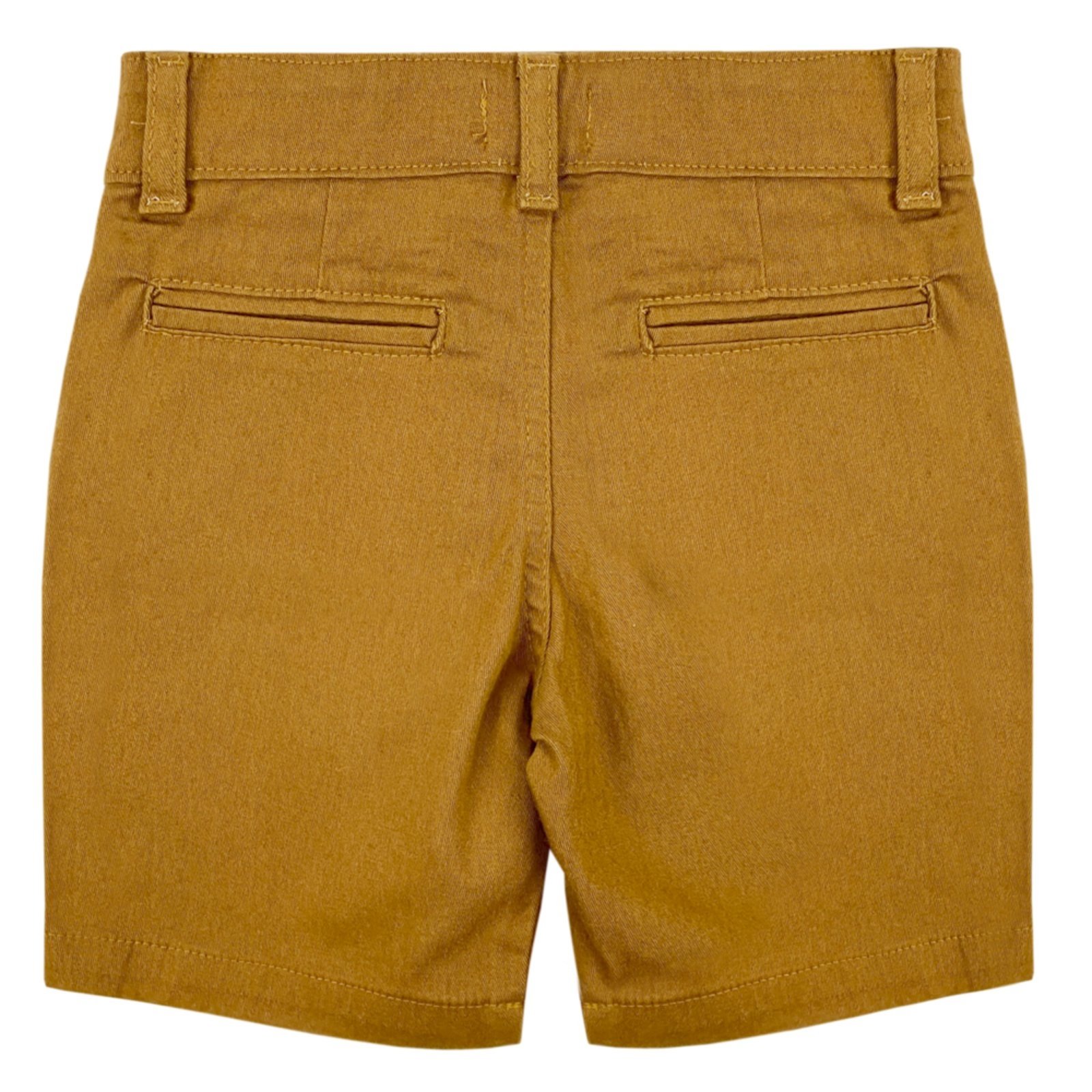 Vista 3 Infantil - Shorts Look Jeans Alfaiataria caramelo Look Jeans caramelo