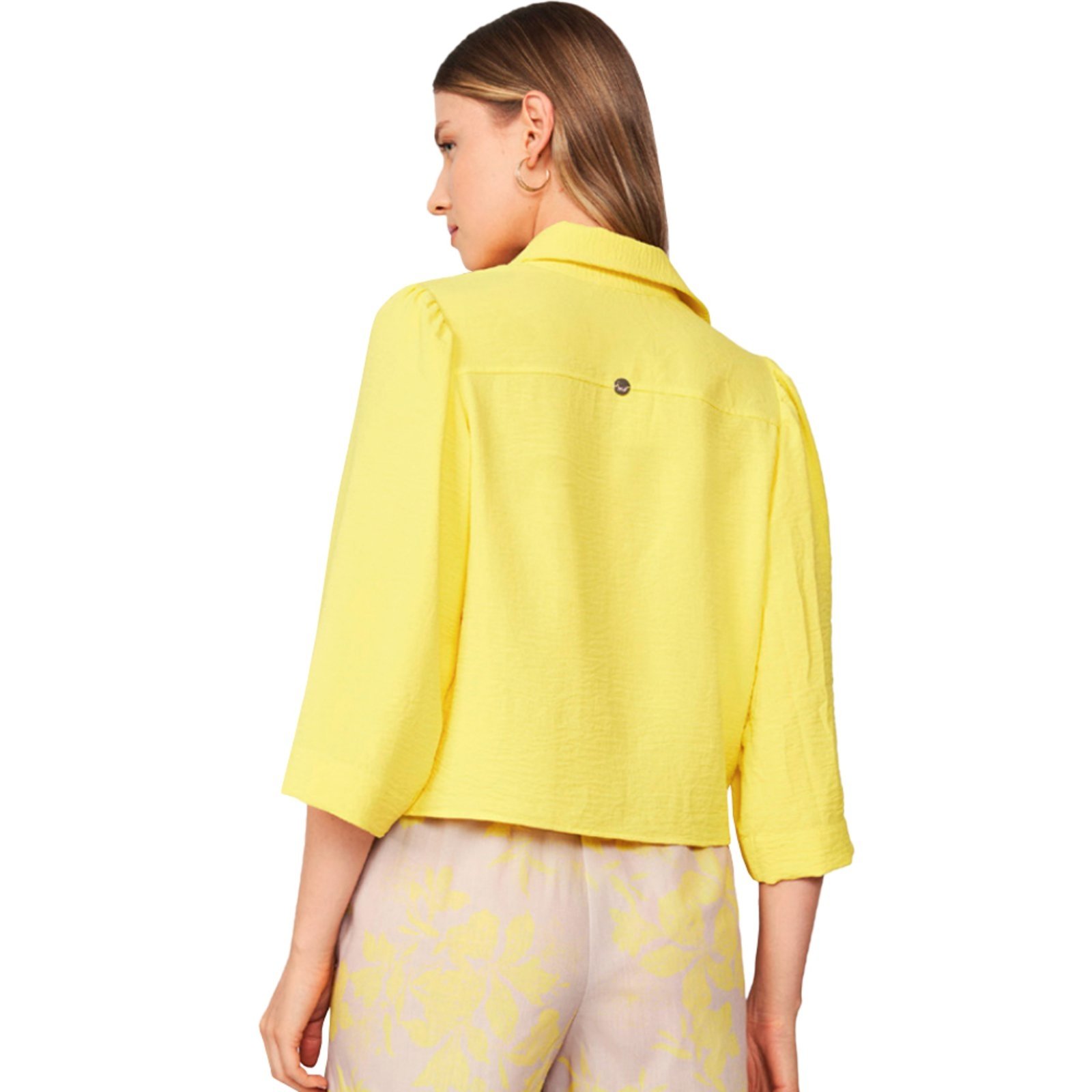 Vista 3 Camisa Acostamento Fashion Pr25 Bright Feminino verde Acostamento verde