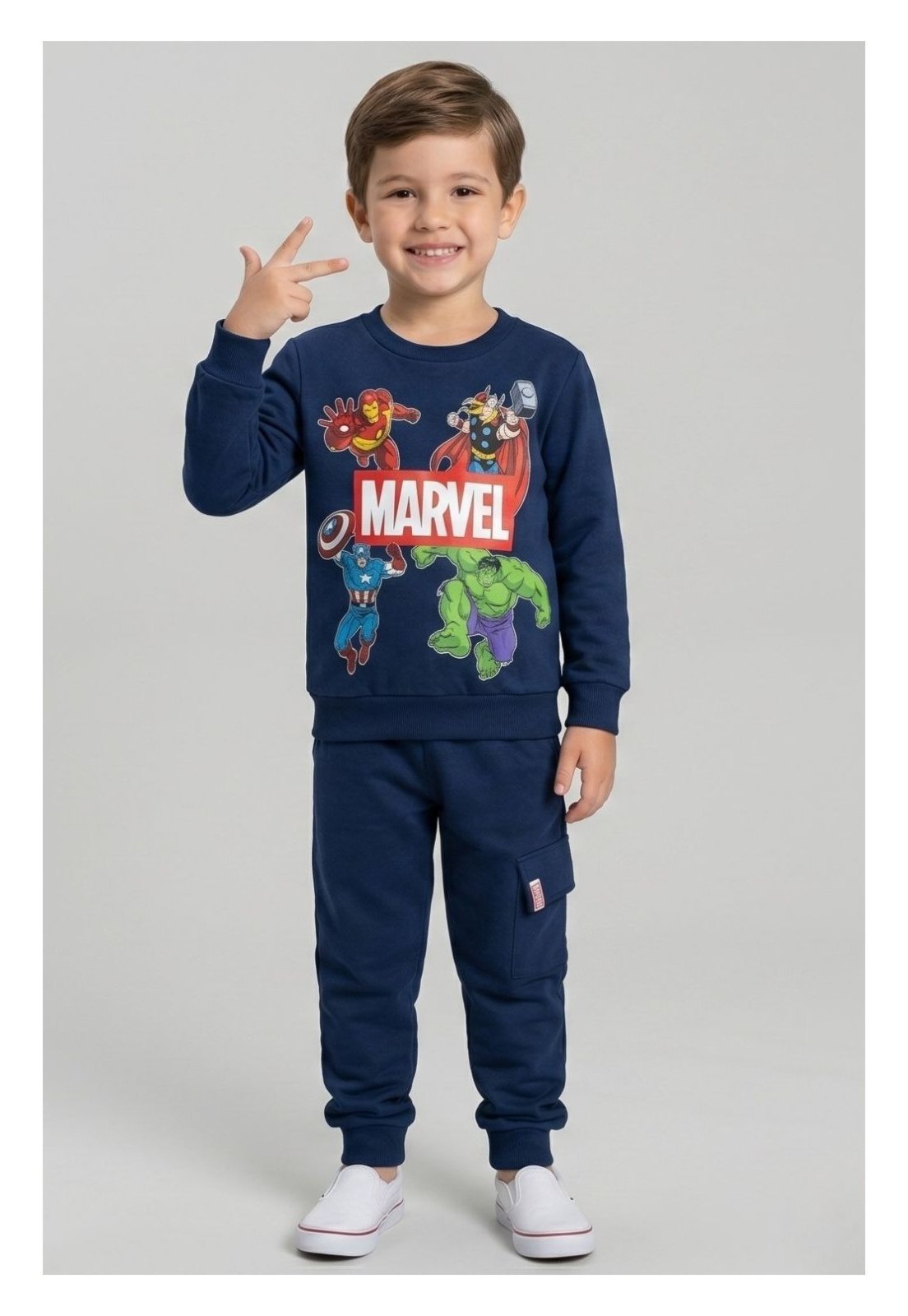 Infantil - Conjunto Marvel Masculino Avengers