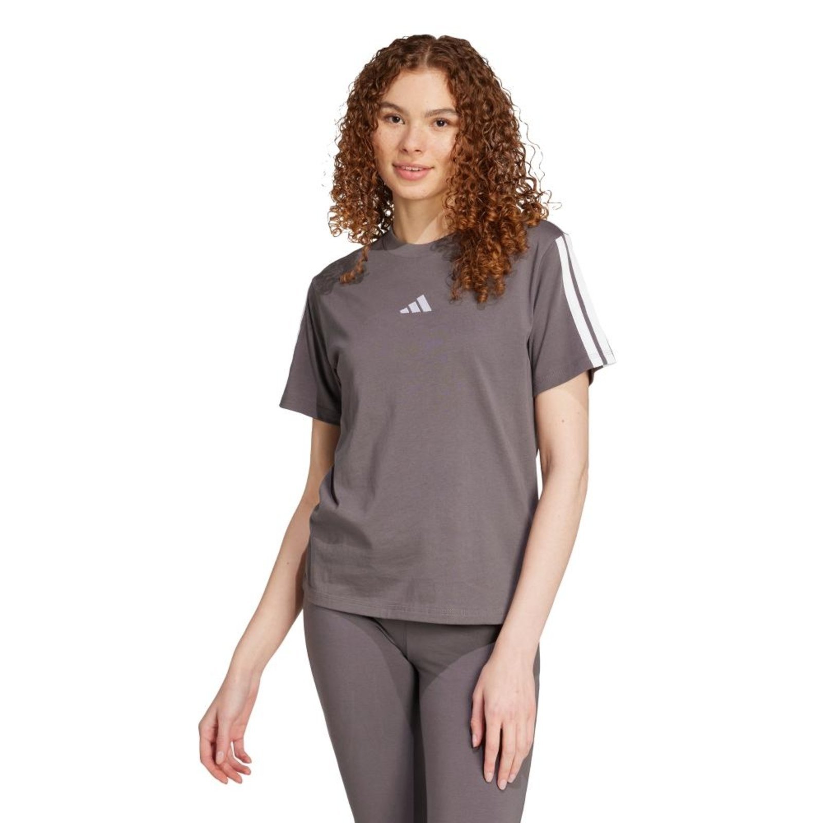 Camiseta Algodão Essentials Três Listras adidas Sportswear Multicolorido