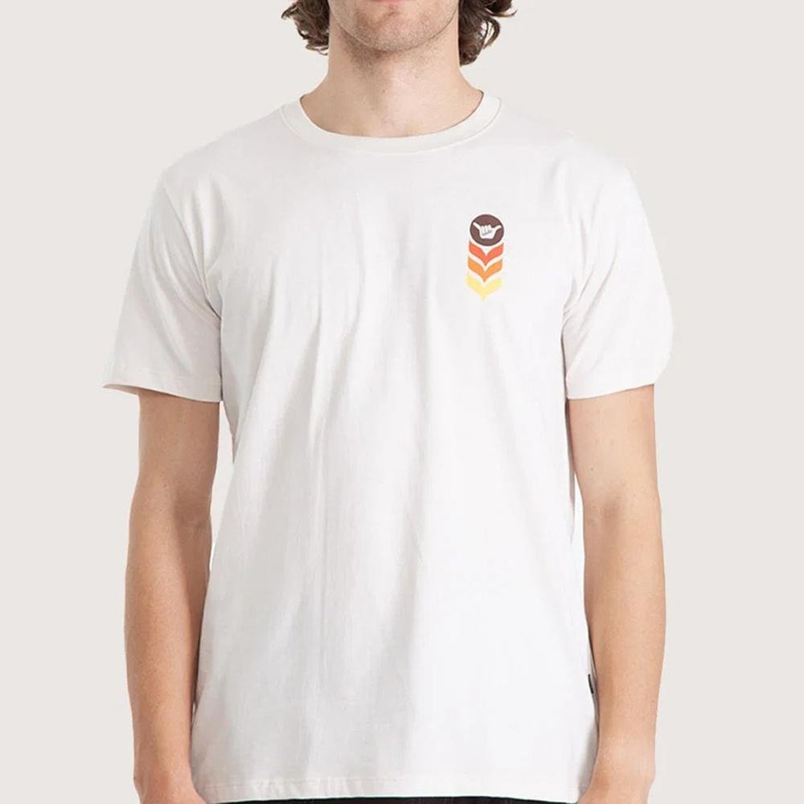 Camiseta Hang Loose Oats SM27 Masculina Off White